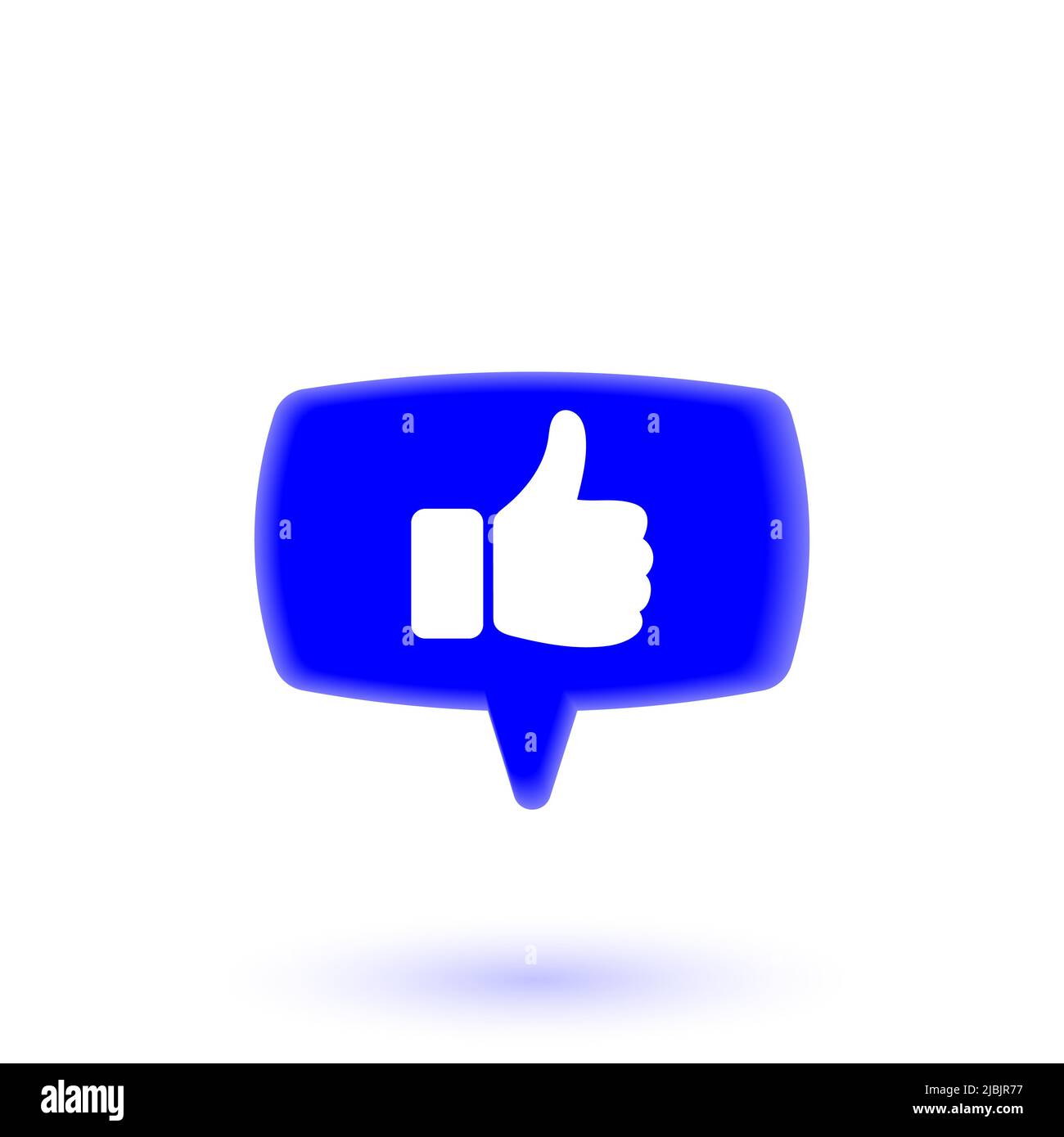 Come o pollice su e a differenza di icone, Vector Set Illustrazione Vettoriale