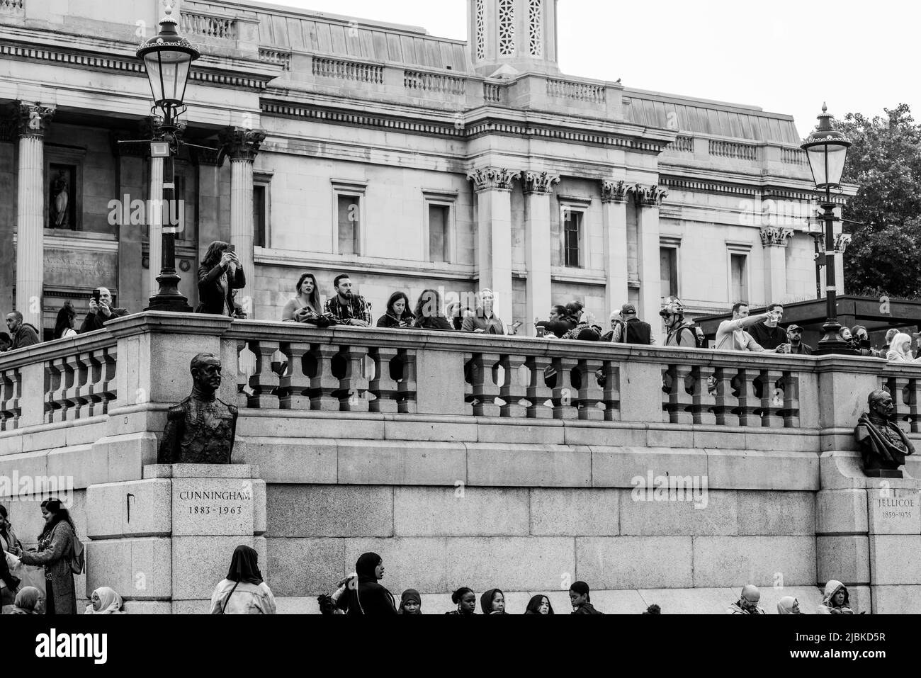London The Mall e il Platinum Jubilee Foto Stock