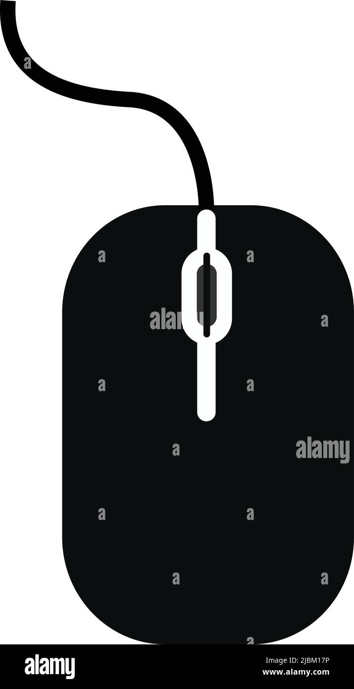 icona del mouse. simbolo del mouse. su sfondo bianco Illustrazione Vettoriale