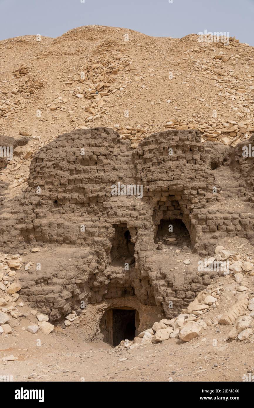 Mastaba 17, a Meidum, Egitto Foto Stock