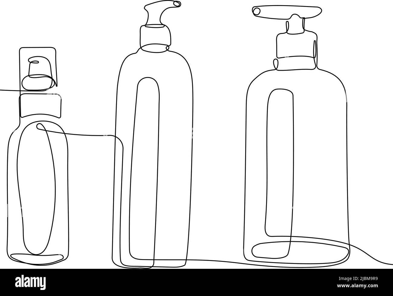Minimal cura della pelle concetto naturale rimedi a base di erbe Illustrazione Vettoriale