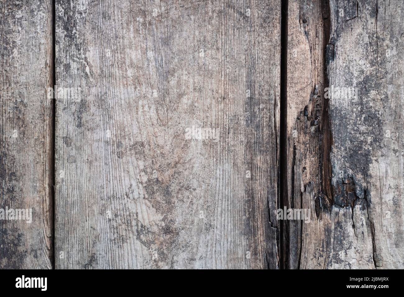 Legno sfondo naturale, vernice vecchia su legno recinzione superficie. Tavole di legno vintage retro cracked Foto Stock