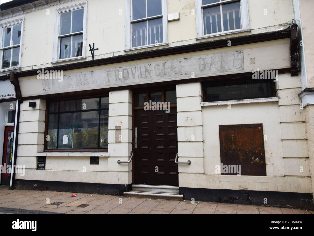 edificio nazionale della banca di westminster, chiuso, diss, norfolk, inghilterra Foto Stock