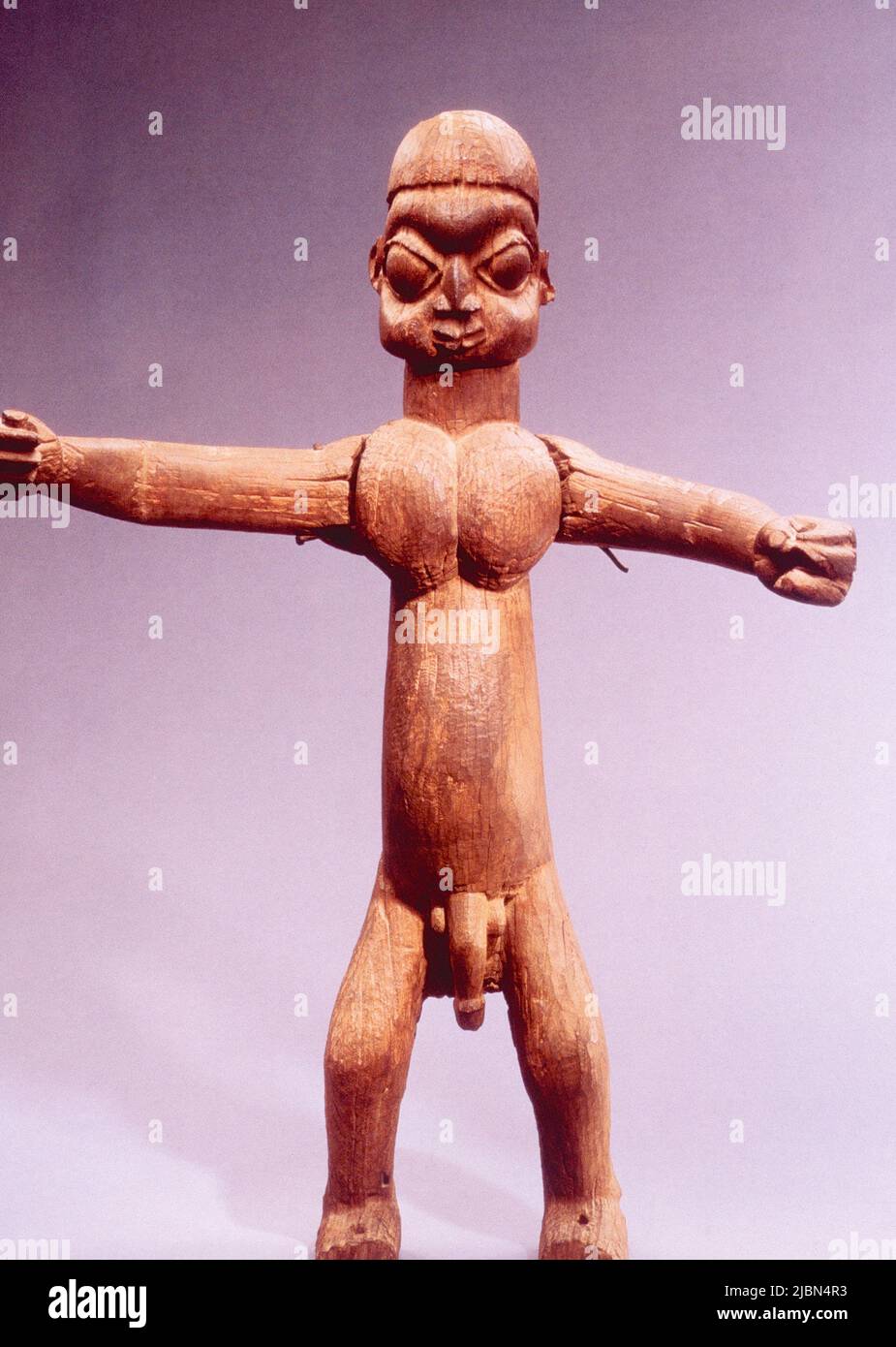 Statua d'arte africana Yoruba, Nigeria, 1990s Foto Stock