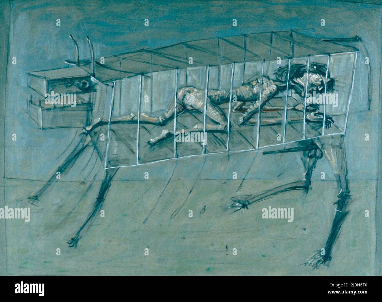 Coesistenza, opera dell'artista rumeno Viktor Brauner, 1952 Foto Stock