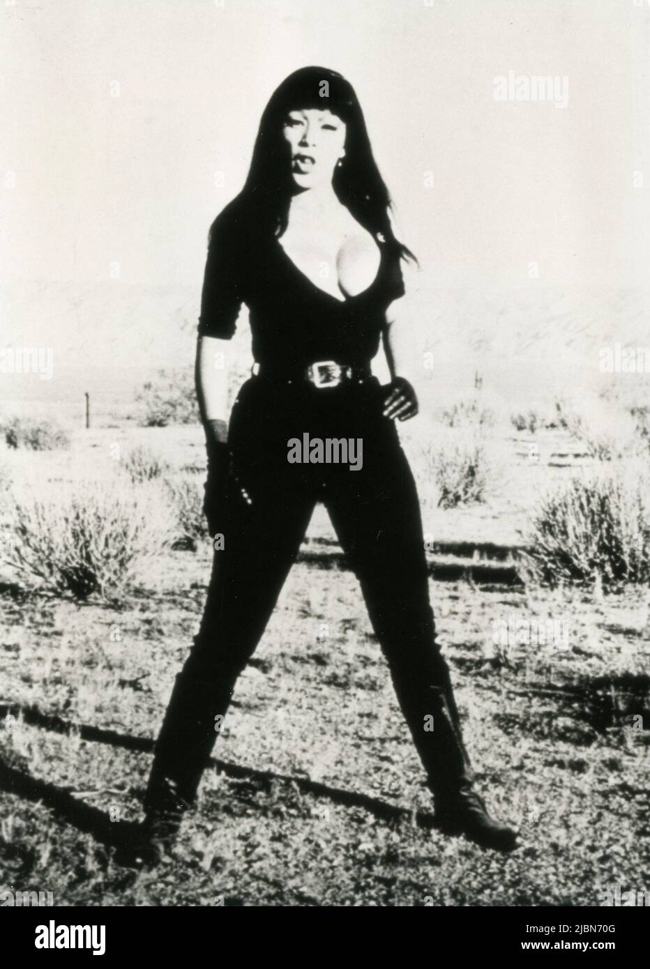 L'attrice giapponese-americana Tura Satana nel film più veloce, Pussycat! Uccidi! Uccida!, USA 1965 Foto Stock