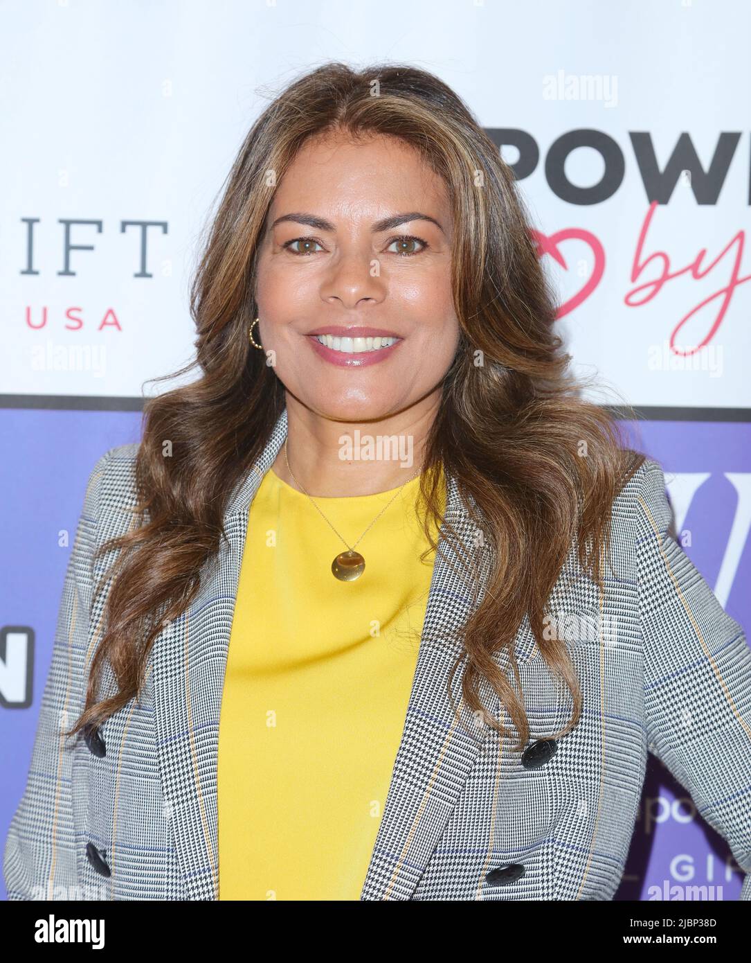 Hollywood, Stati Uniti. 07th giugno 2022. Lisa Vidal arriva al Women Empowerment Forum che beneficia della Global Gift Foundation USA all'immersive Frida Kahlo Exhibit tenutasi al Lighthouse Artspace di Hollywood, CA martedì 7 giugno 2022 . (Foto di Juan Pablo Rico/Sipa USA) Credit: Sipa USA/Alamy Live News Foto Stock