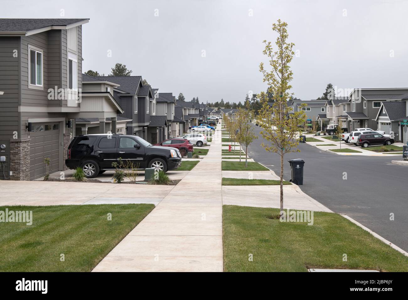 USA, Oregon, Bend, New Bend, Development Reed Market e 15th Street Southwest Corner, Southeast Iron Horse LN, 2022 Foto Stock