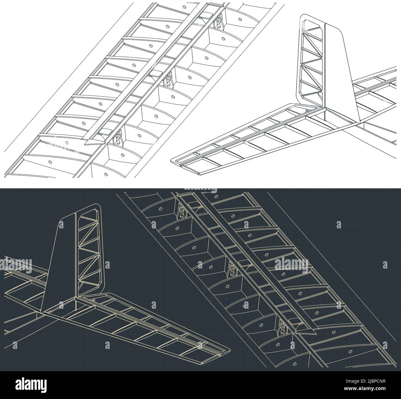 Illustrazione vettoriale stilizzata dei progetti dell'ala e della coda dell'aliante Illustrazione Vettoriale Illustrazione vettoriale stilizzata dei progetti dell'ala e della coda dell'aliante Illustrazione Vettoriale