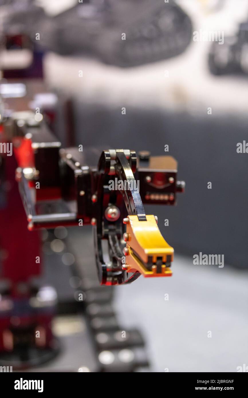 Londra, Regno Unito. 8th giugno 2022. Counter Terror Expo and Forensics Europe Expo, Excel London Bomb Disposal robot Credit: Ian Davidson/Alamy Live News Foto Stock