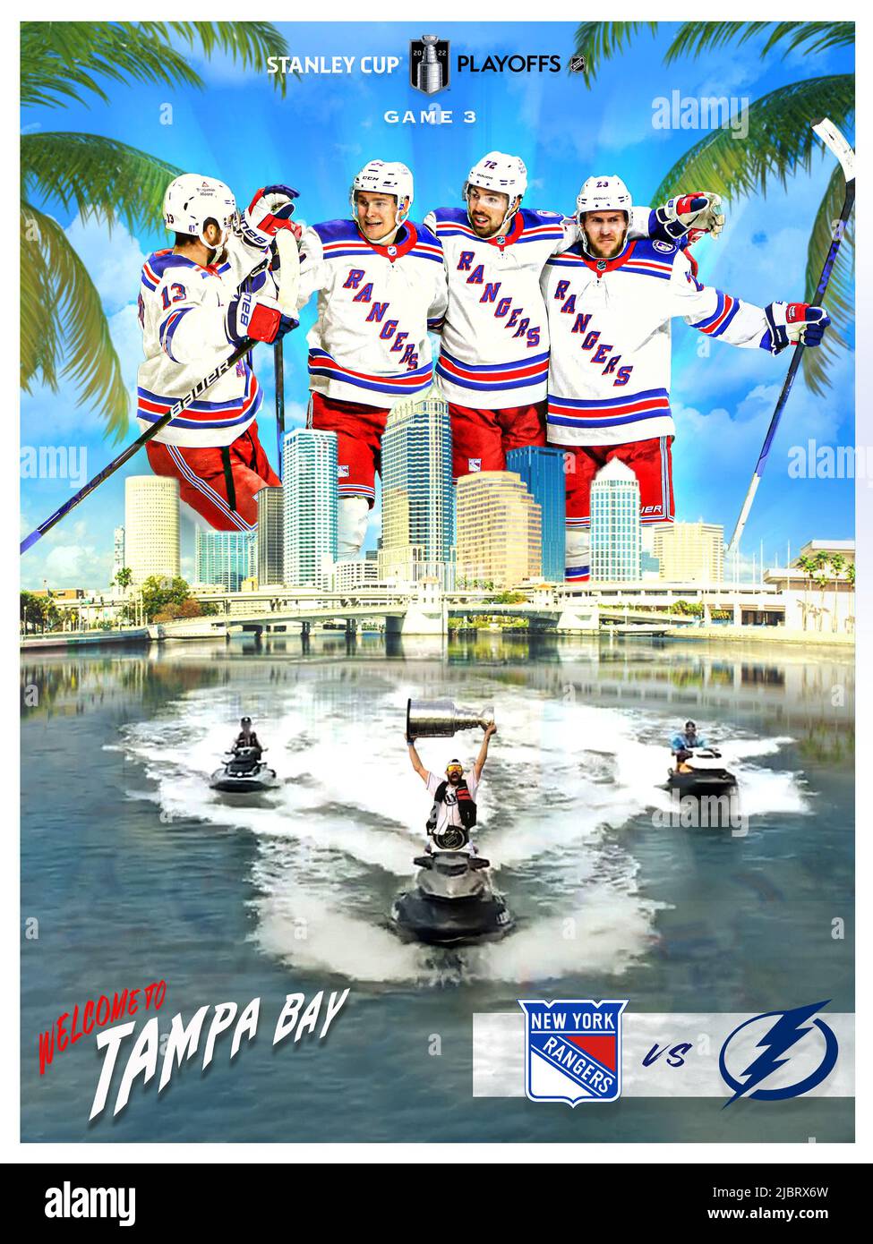 Poster del gioco finale della Conferenza Orientale NHL 3 Foto Stock