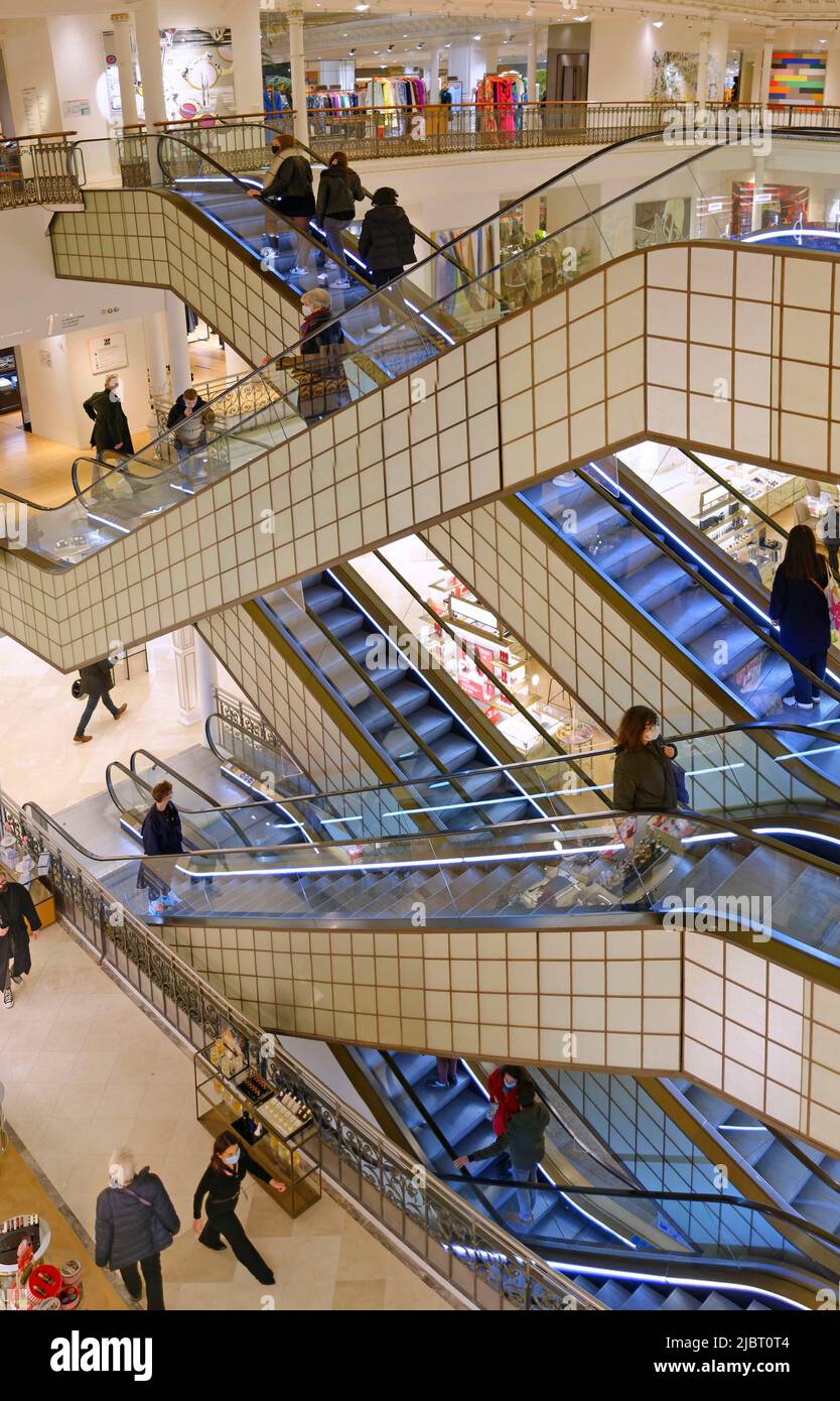 Francia, Parigi, Le Bon Marche store Foto Stock