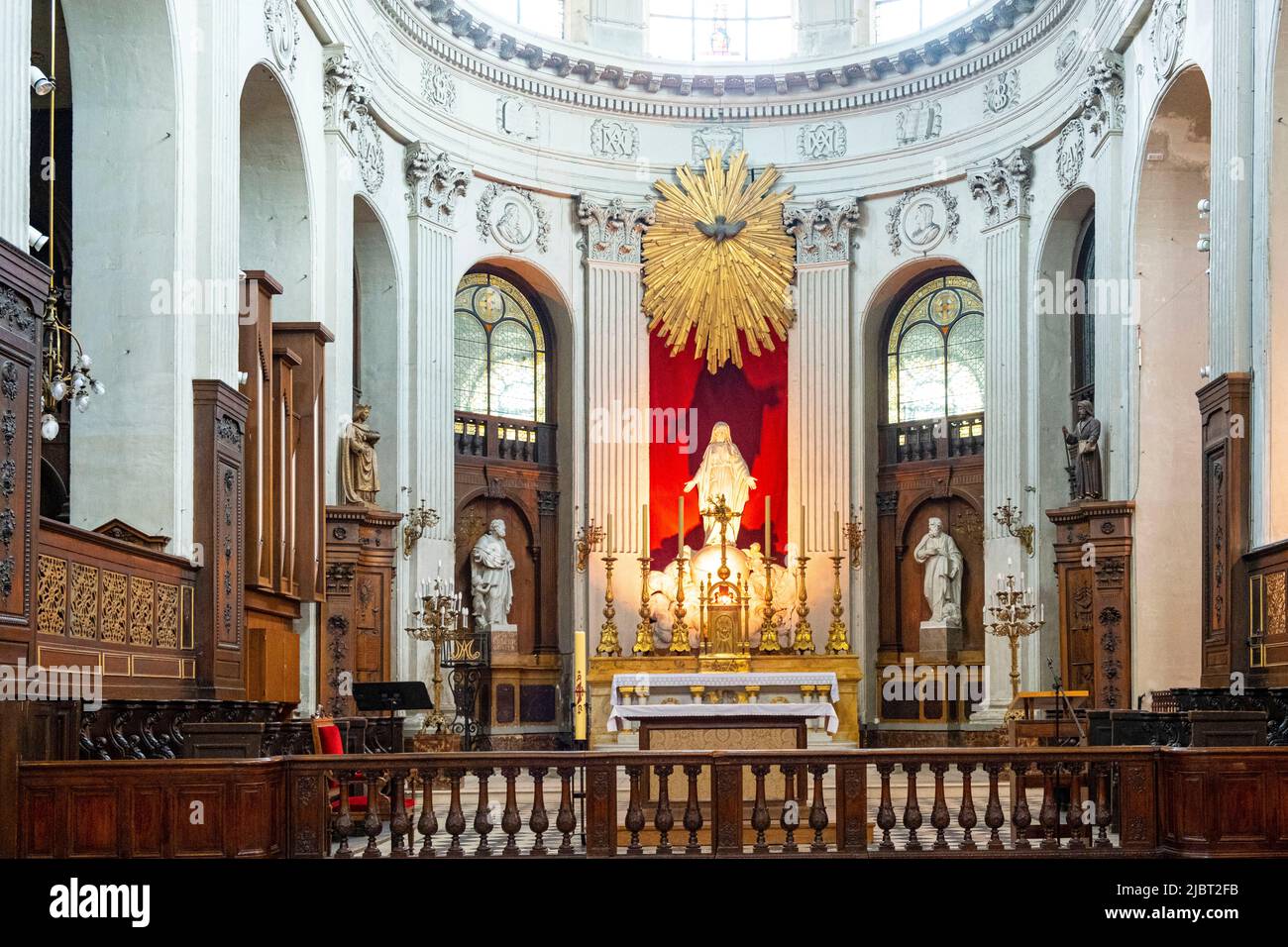 Francia, Parigi, Notre-Dame-des-Blancs-Manteaux chiesa, monumento storico Foto Stock