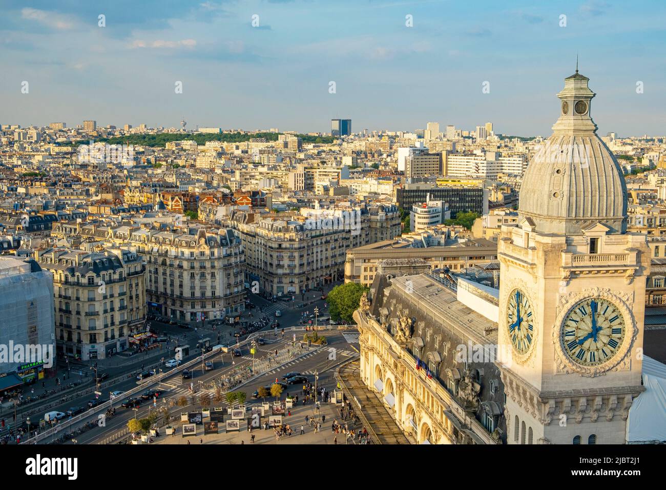 Francia, Parigi, Gare de Lyon, la Torre dell'Orologio Foto Stock