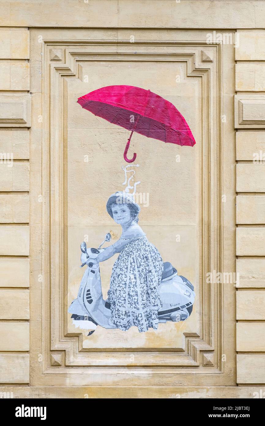 Francia, Parigi, arte di strada Foto Stock