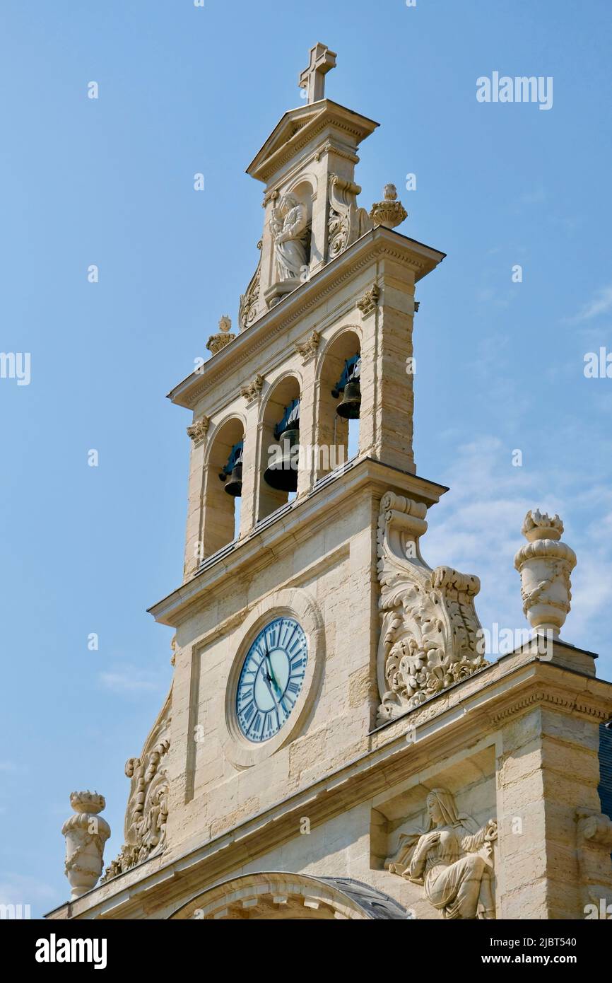 Francia, Cote d'Or, Digione, zona dichiarata Patrimonio dell'Umanità dall'UNESCO, città internazionale della gastronomia e del vino dall'architetto Anthony Béchu, la Grande Cappella dell'ospedale generale Foto Stock