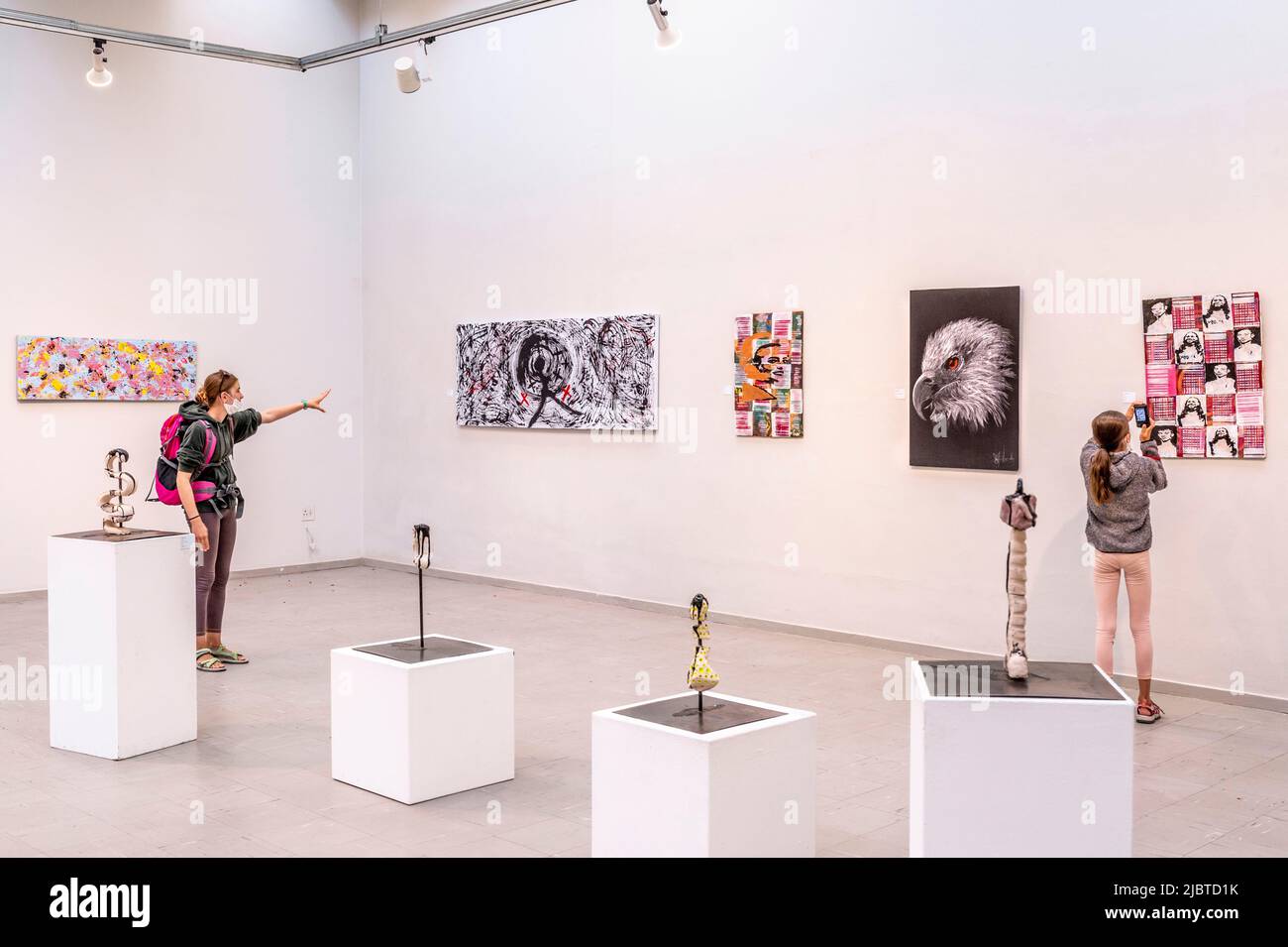 Namibia, regione di Khomas, Windhoek, Galleria Nazionale d'Arte, Fondazione Erich Lübbert Foto Stock