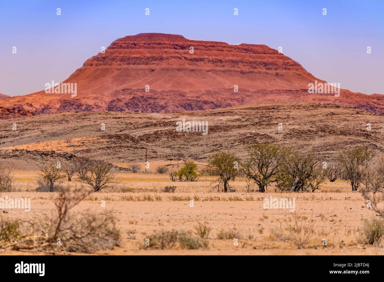 Namibia, regione di Kunene, Damaraland, Khorixas Foto Stock