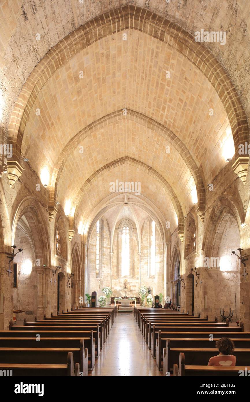 Spagna, Valence, distretto di Seu-Xerea, chiesa di San Juan del Hospital (13th secolo) era un antico priorato dei Cavalieri dell'Ordine di San Giovanni di Gerusalemme Foto Stock