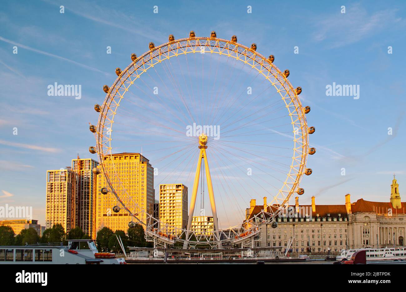 London Wheel Architecture Foto Stock