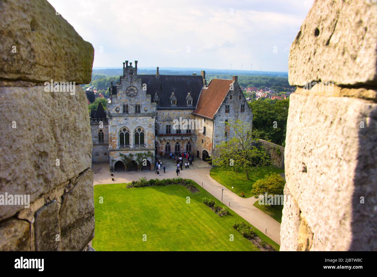 Burg Bentheim im Münsterland Foto Stock