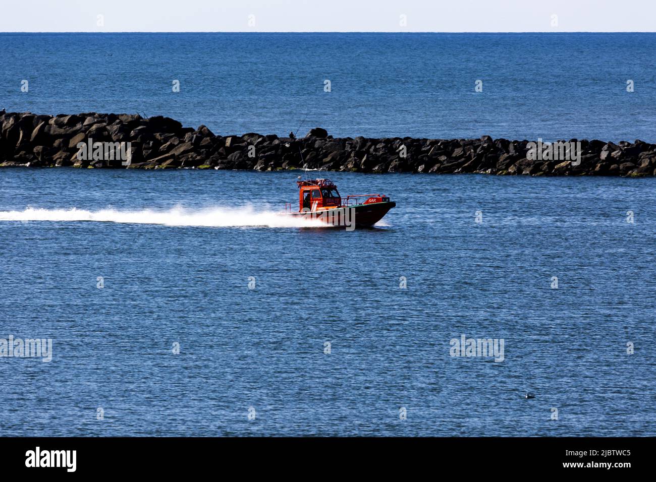 Imbarcazione SAR Foto Stock