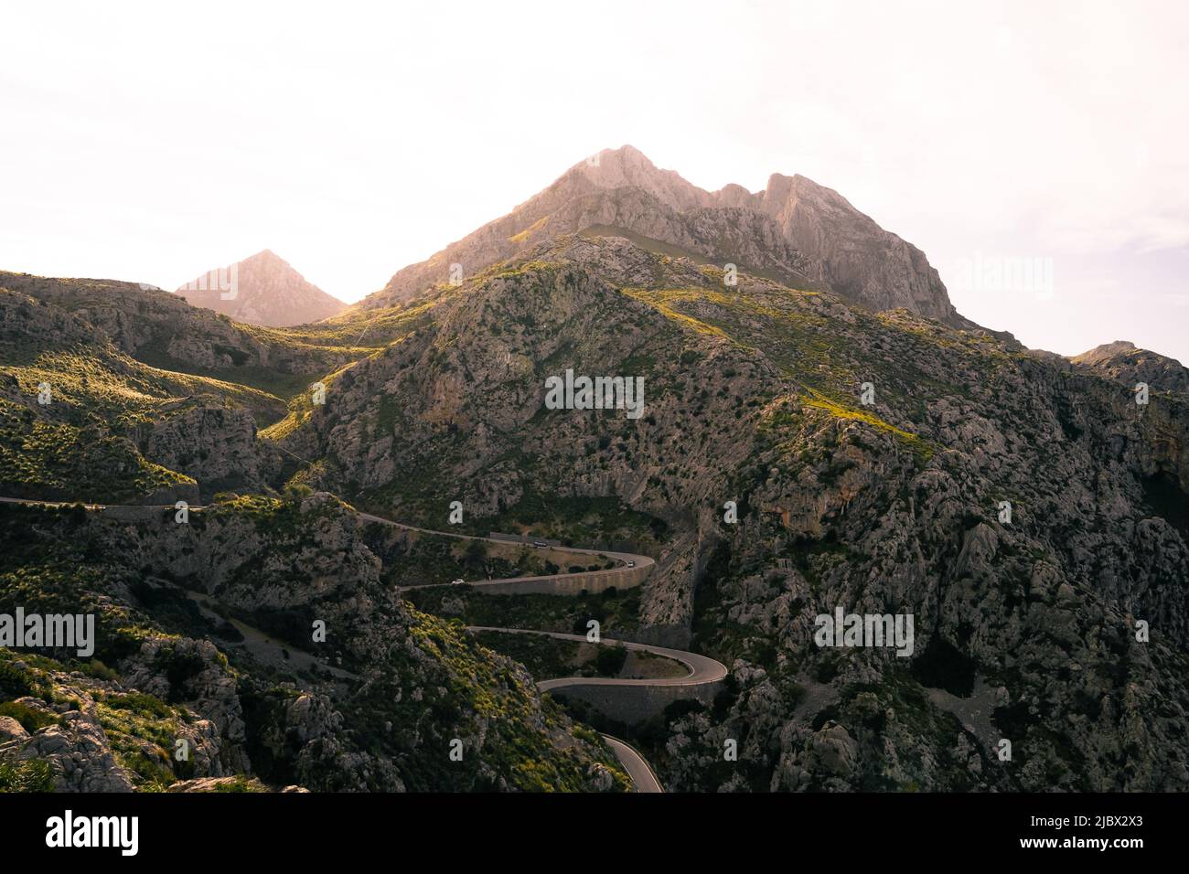 Montagne di SA Calobra Foto Stock