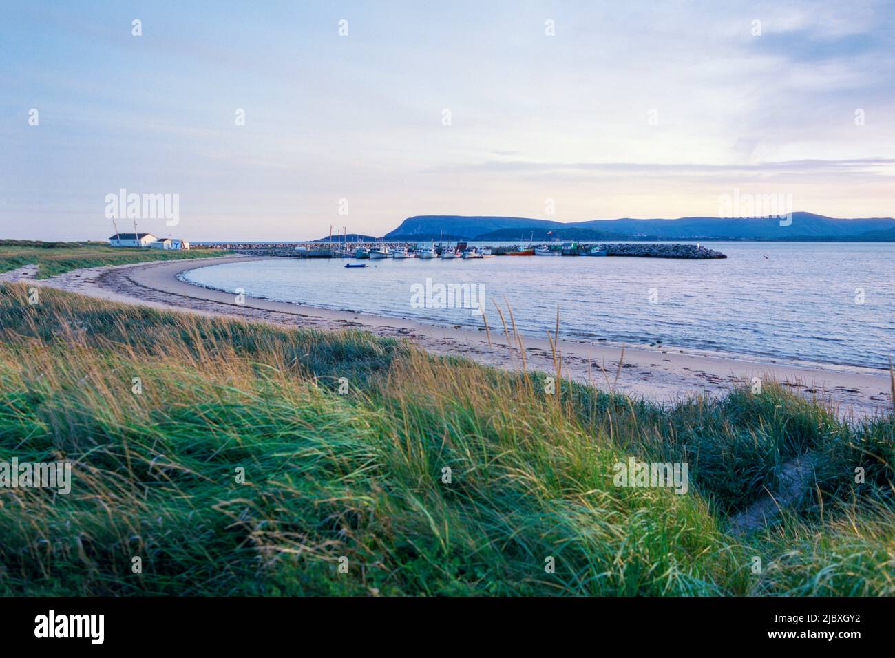 Spiaggia al tramonto, Ingonish, 2021 Foto Stock