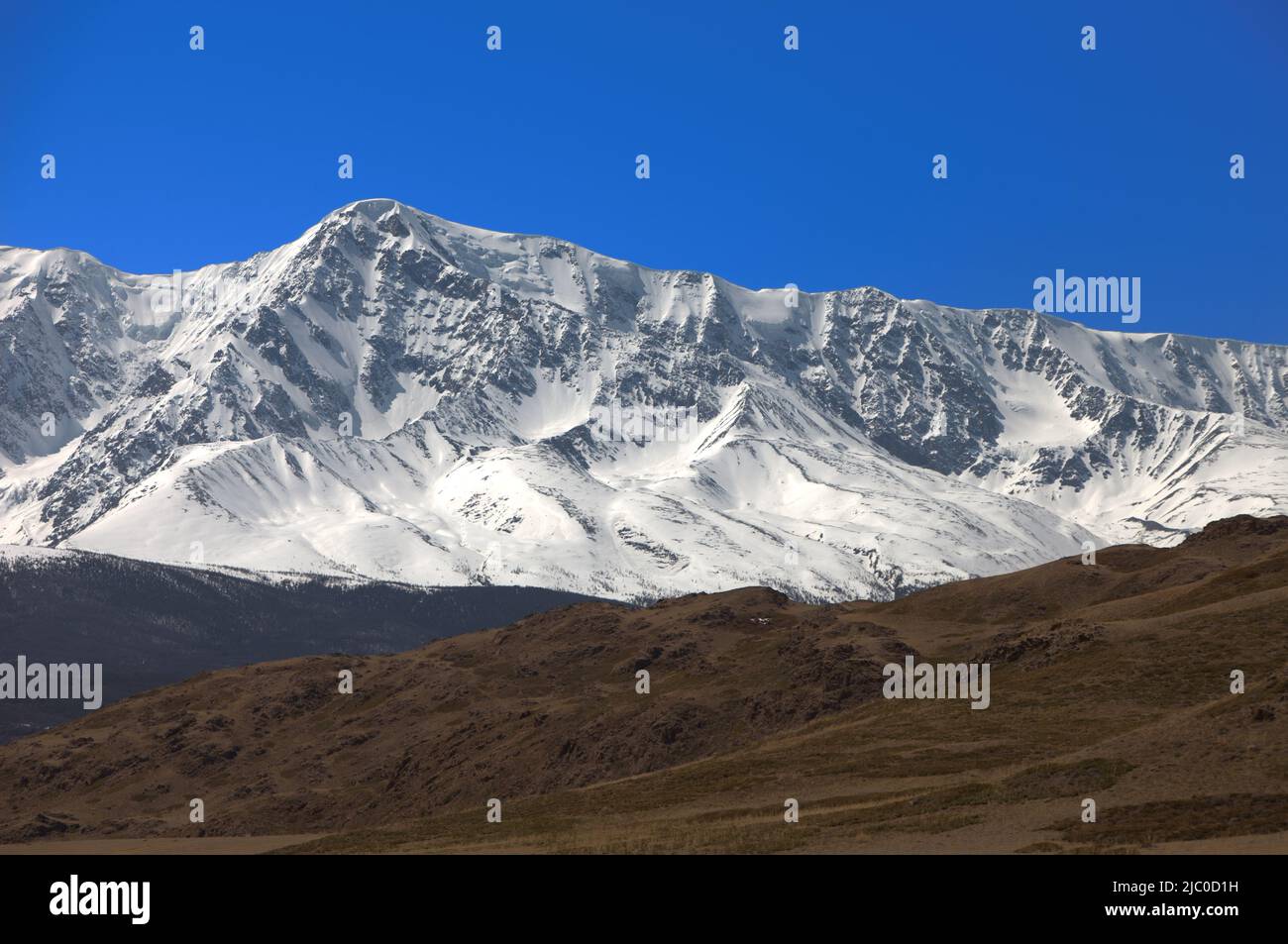 Montagne di Altai. Bellissimo paesaggio delle highland. La Russia. La Siberia Foto Stock