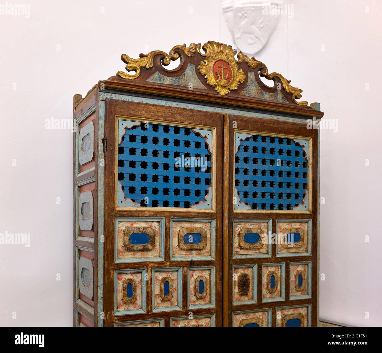 Gabinetto del diciottesimo secolo. Il museo sefardico di Toledo. Foto Stock