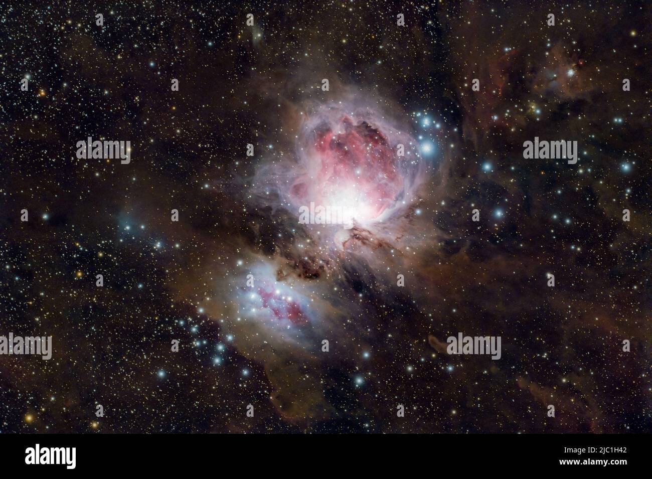 Il grande astrografo Orion Nebula Foto Stock