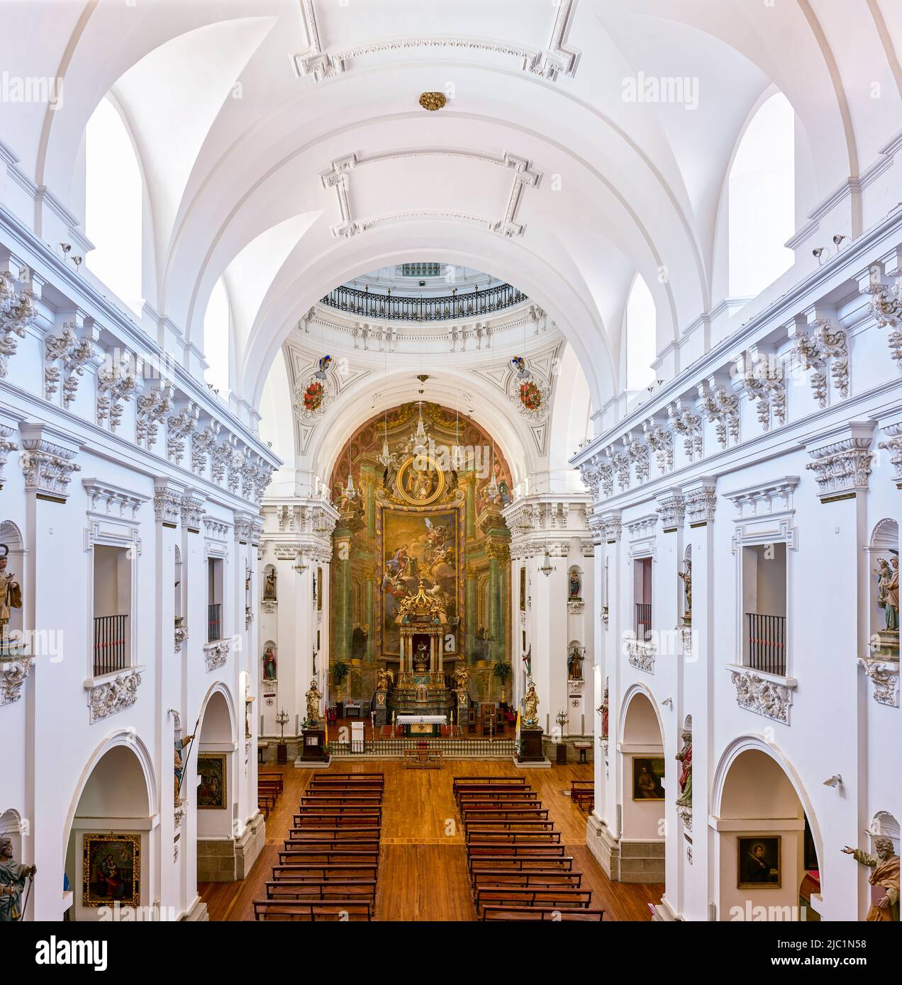 Chiesa di San Ildefonso, i Gesuiti. Toledo centro, Castilla la Mancha, Spagna. Foto Stock