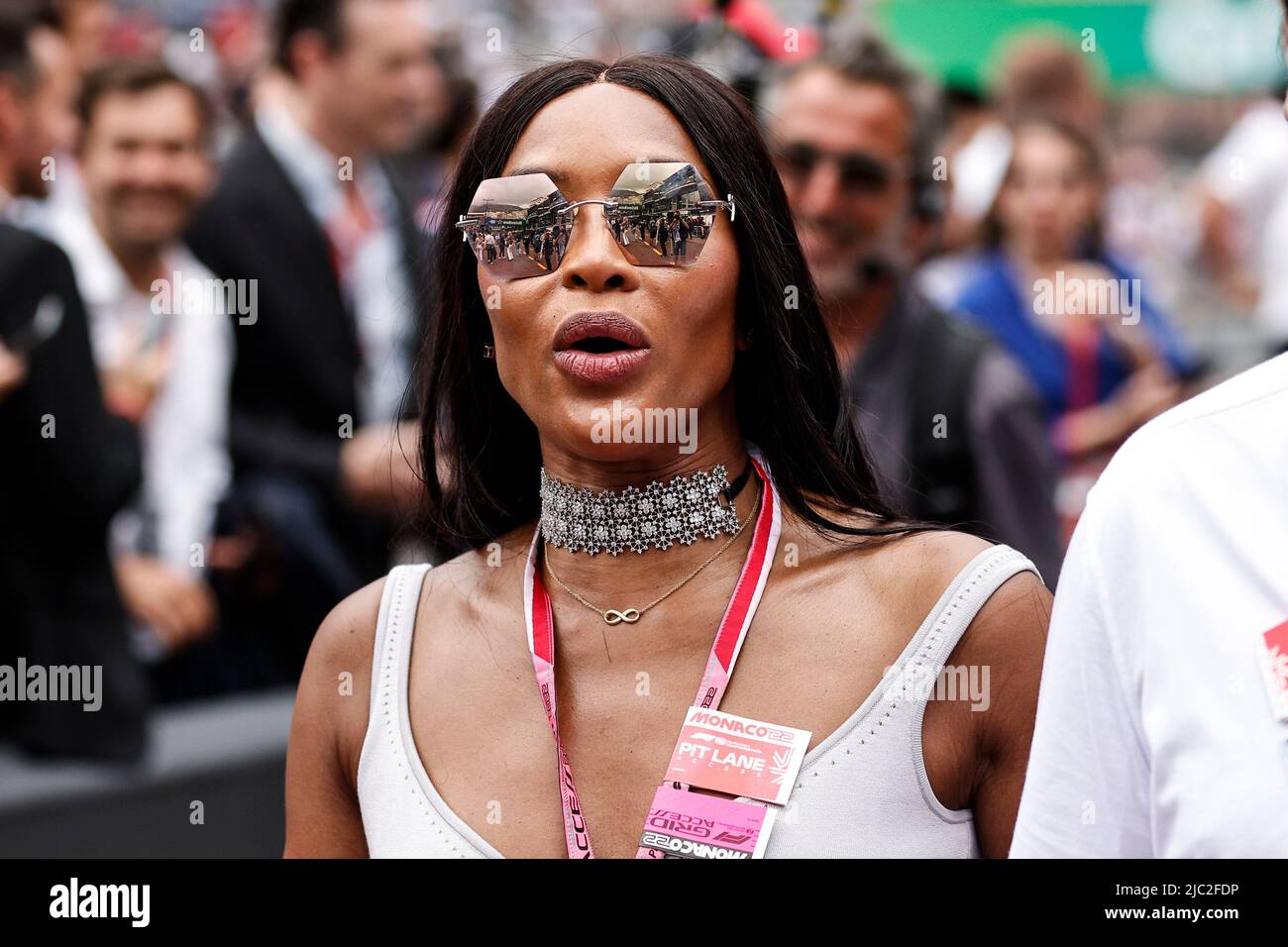 Monte-Carlo, Monaco. 29th maggio 2022. Naomi Campbell, Gran Premio di Monaco F1 al circuito di Monaco il 29 maggio 2022 a Monte-Carlo, Monaco. (Foto di ALTO DUE) credito: dpa/Alamy Live News Foto Stock