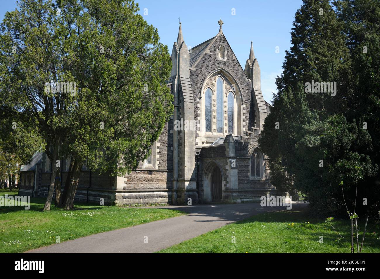 Chiesa di tutti i Santi Penarth Galles del Sud Foto Stock