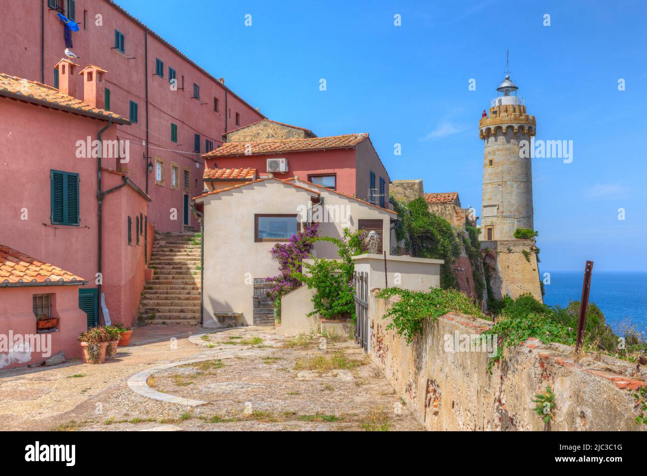 Portoferraio, Isola d'Elba, Toscana, Italia Foto Stock