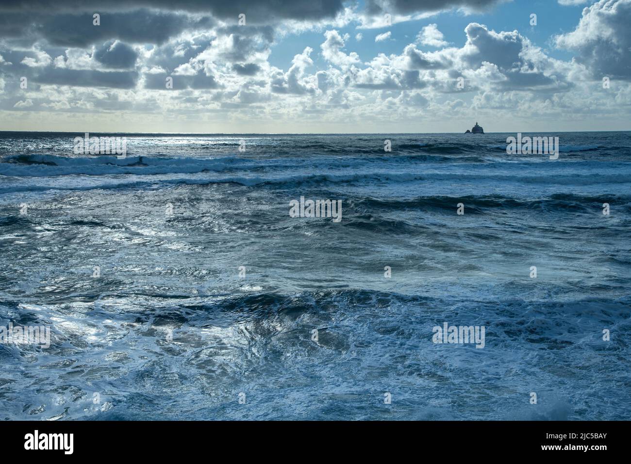 USA, Oregon, Clatsop County, West Coast, Oregon Coast, Cannon Beach, Tillamook Lighhouse *** Local Caption *** USA, Oregon Coast, Oregon, Clatsop Cou Foto Stock