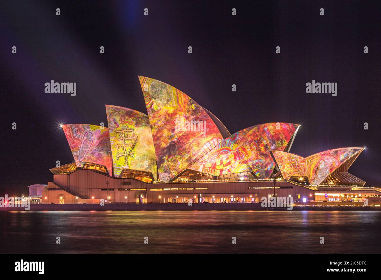 Sydney Opera House - Vivid Sydney 2022 Foto Stock