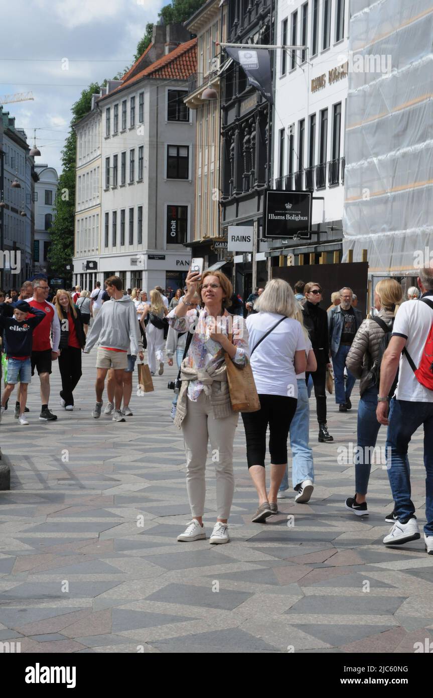 Copenhagen/Denmark/10 June 2022/.out porta caffè e ristoranti nella capitale danese. (Foto..Francis Dean/Deanpicture. Foto Stock