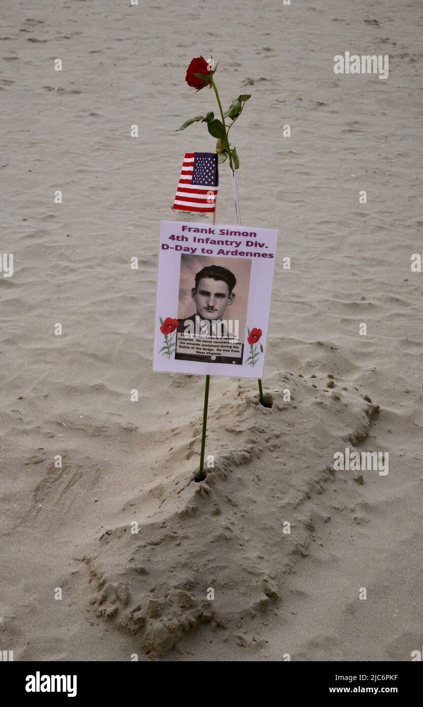 Un tributo ad un vero eroe americano Foto Stock