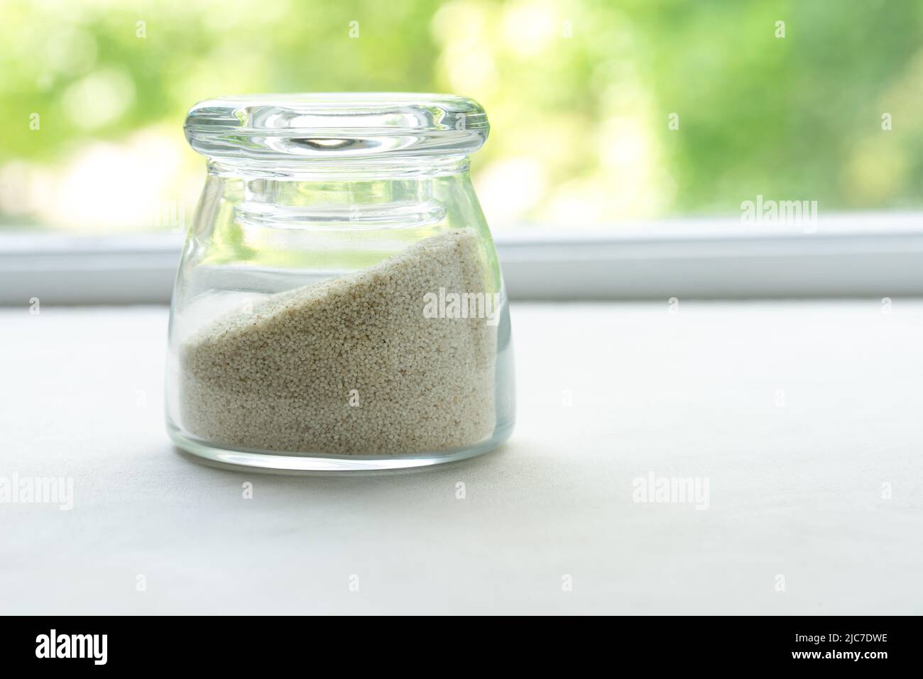 Grano di Fonio non cotti Foto Stock