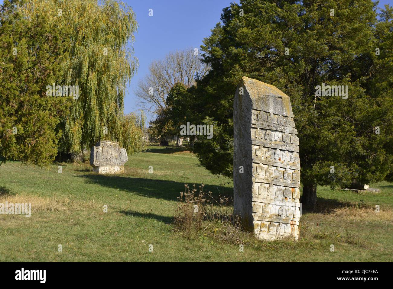 Monumenti commemorativi del WW II Foto Stock