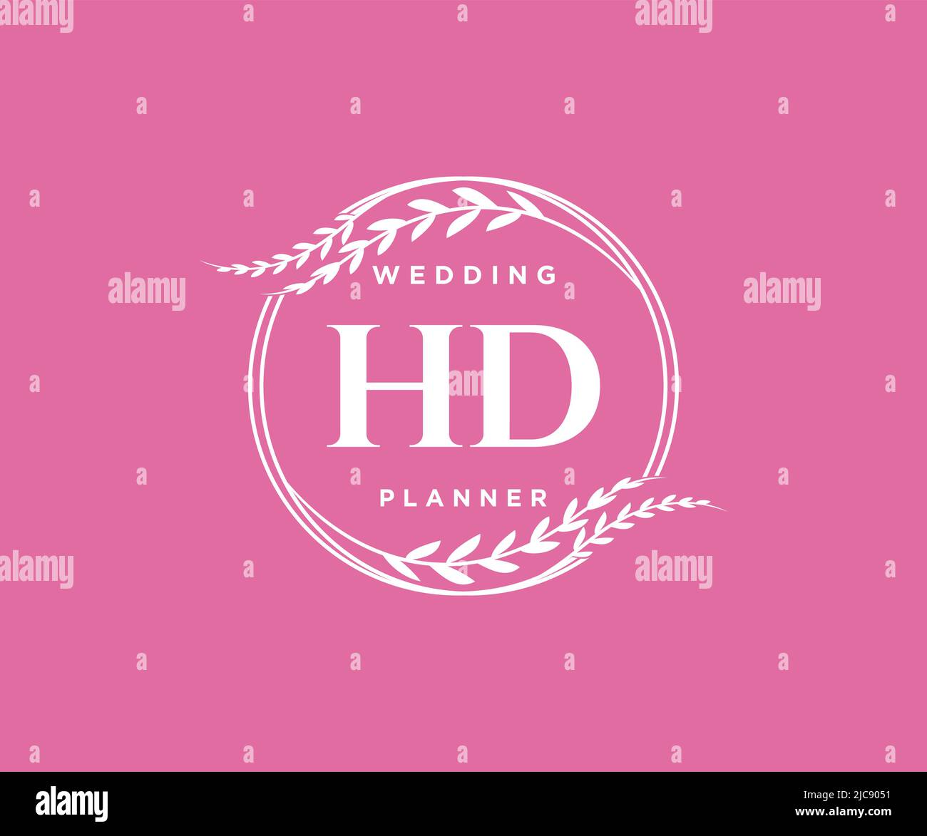 HD iniziali lettera Wedding monogramma collezione loghi, disegnati a mano moderni minimalistici e modelli floreali per carte di invito, Salva la data, elegante Illustrazione Vettoriale
