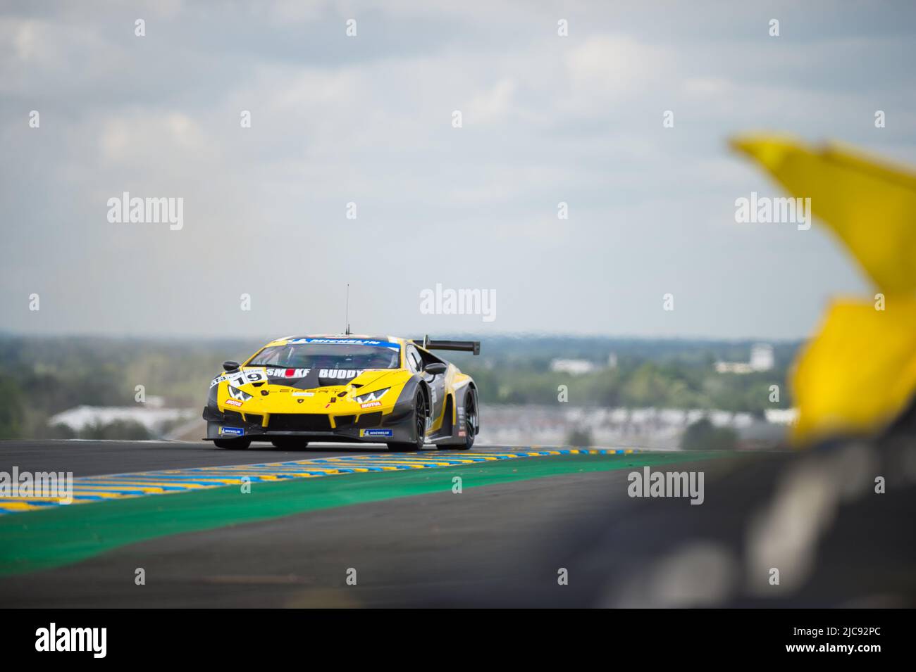 Le Mans, Francia. 11th giugno 2022. 19 WATZINGER Gerhard (usa), GORSKI Gregg (usa), Leipert Motorsport, Lamborghini Huracan GT3 Evo, azione, durante la 2022 Road to le Mans, 3rd round della 2022 Michelin le Mans Cup, sul circuito della Sarthe, dal 8 al 11 giugno 2022 a le Mans, Francia - Foto Jan Patrick Wagner / DPPI Credit: DPPI Media/Alamy Live News Foto Stock