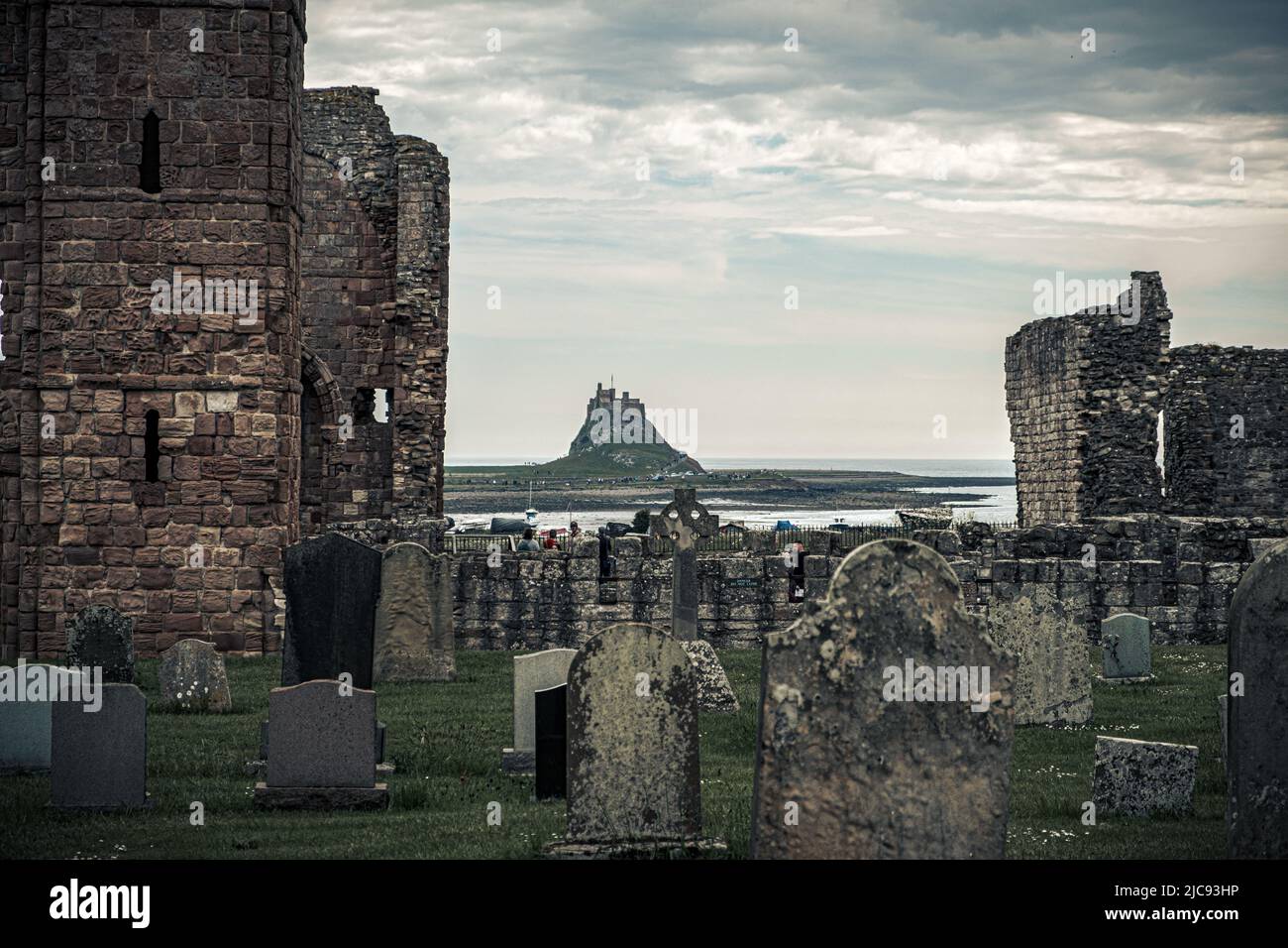 Holy Island, Lindisfarne, Northumberland, Inghilterra Foto Stock