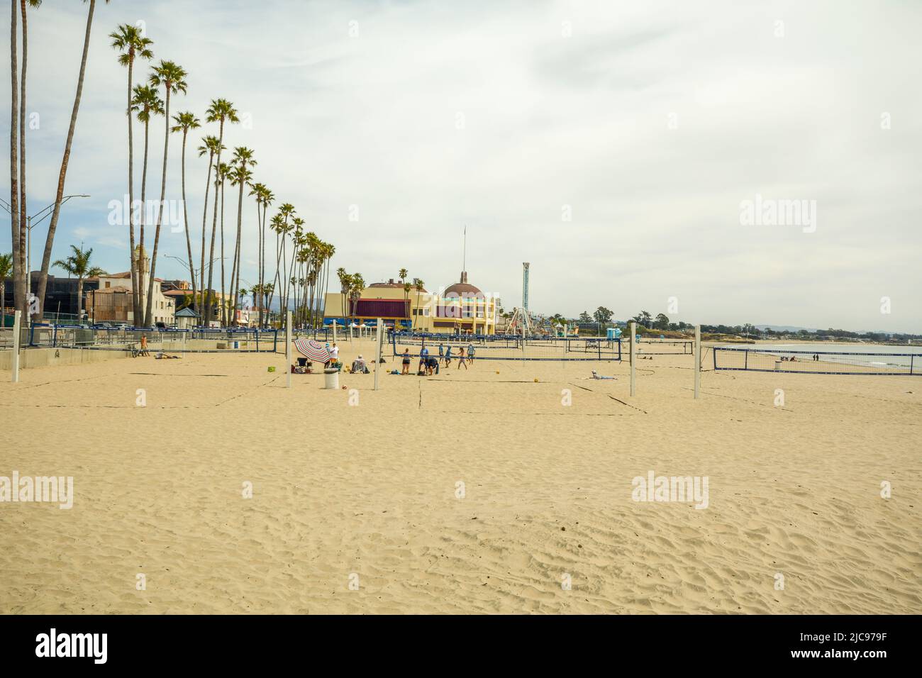 Santa Cruz - una città di villeggiatura in California Foto Stock