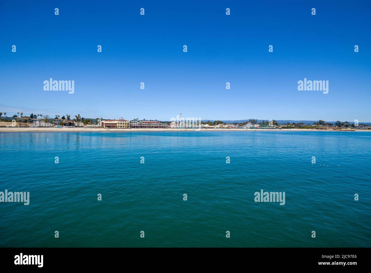 Santa Cruz - una città di villeggiatura in California Foto Stock