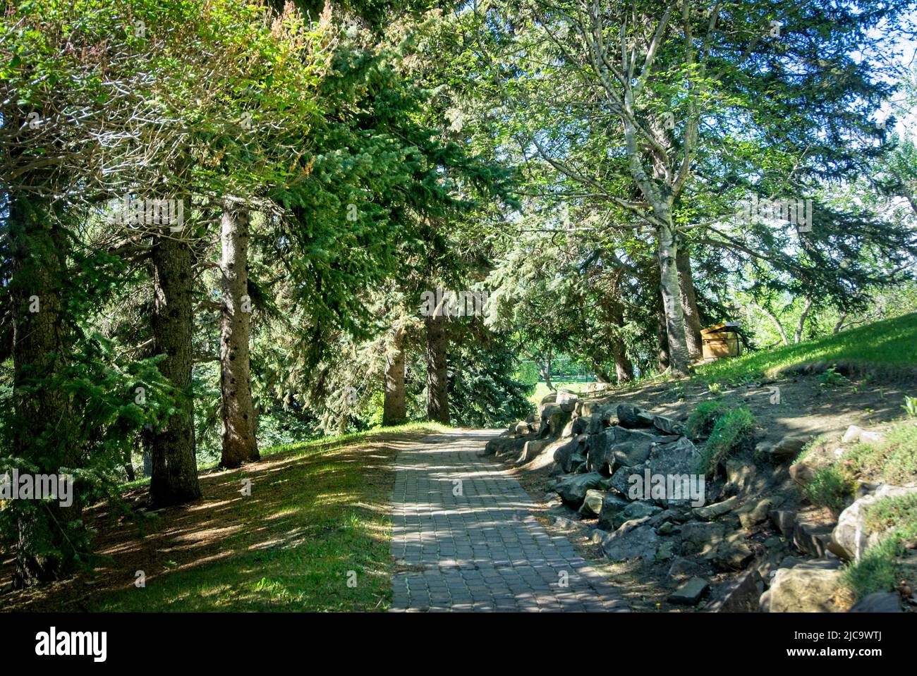 Riley Park Calgary Alberta Foto Stock