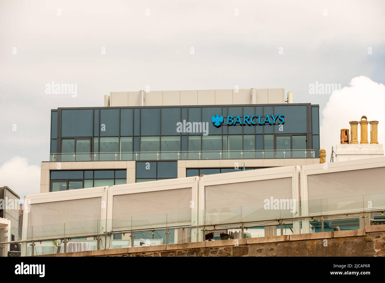 Uffici della Barclays Bank a St Helier, Jersey Foto Stock