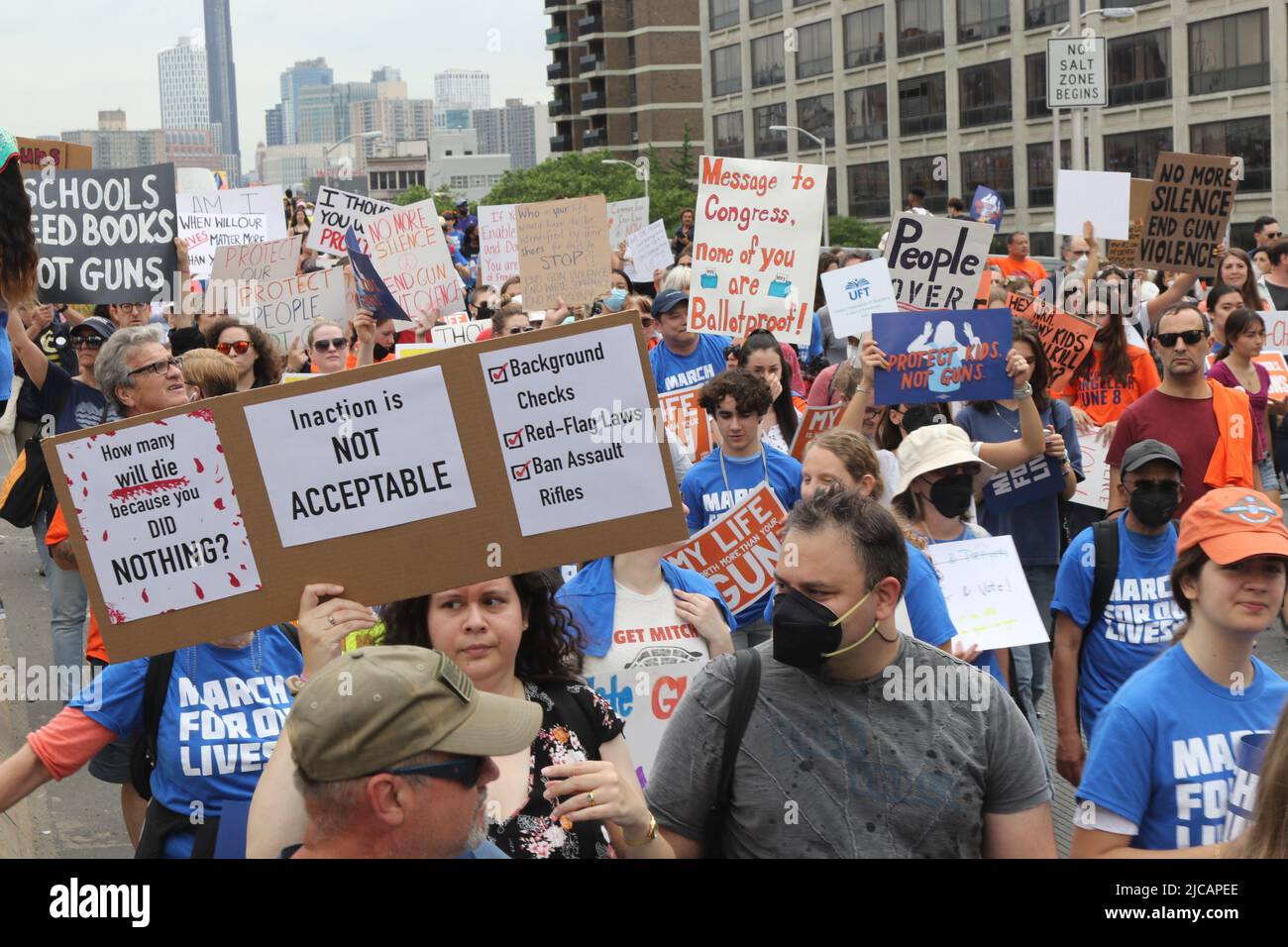 Marzo per le nostre vite 2022, New York, NY USA Foto Stock