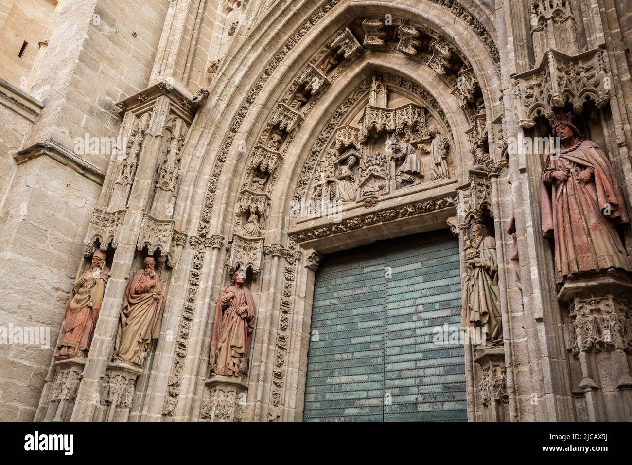 La Giralda è la Cattedrale di Siviglia, in Spagna Foto Stock